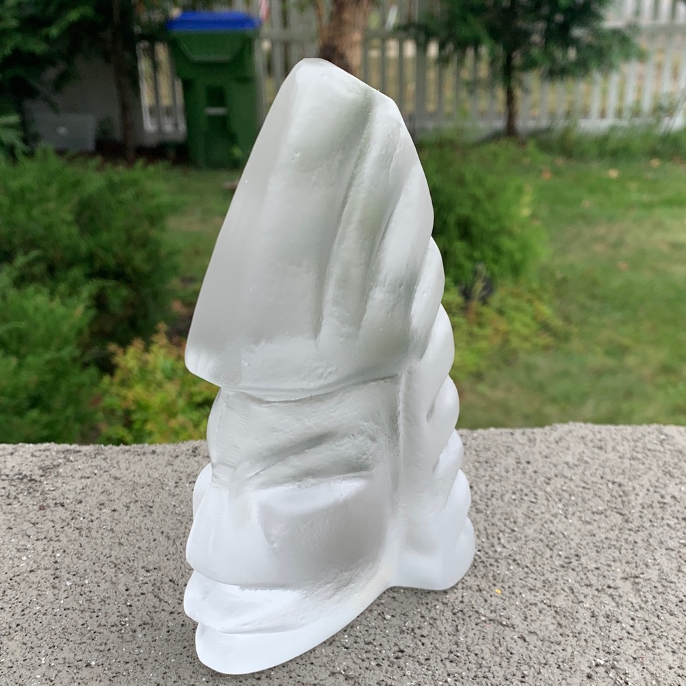 Mexican Frosted Glass Paperweight
